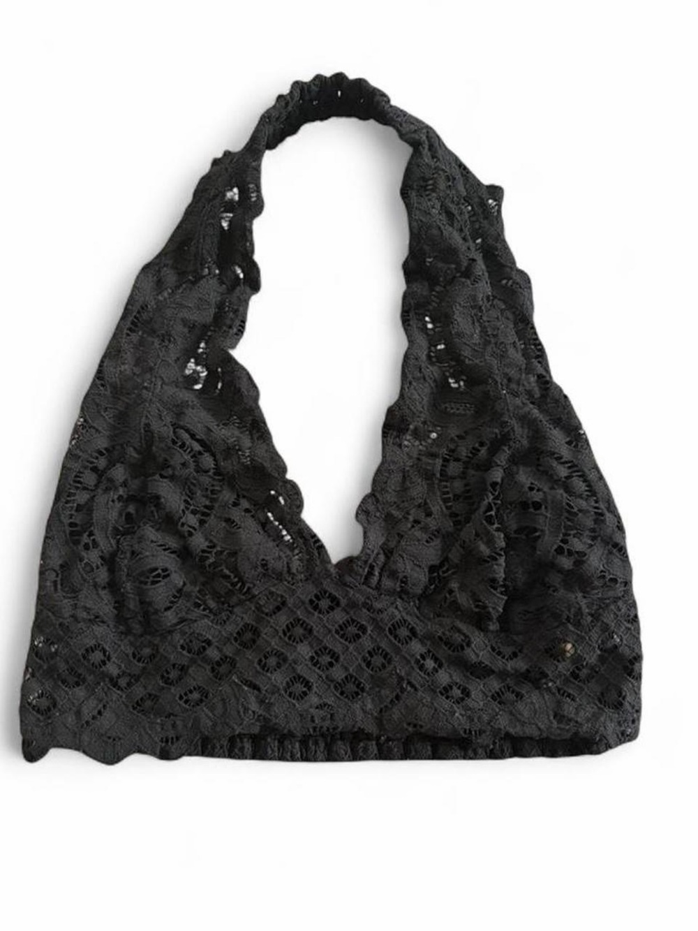 Free People Black Lace Bralette